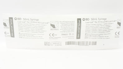 BD 309653 50ml Syringe Luer-Lok Tip